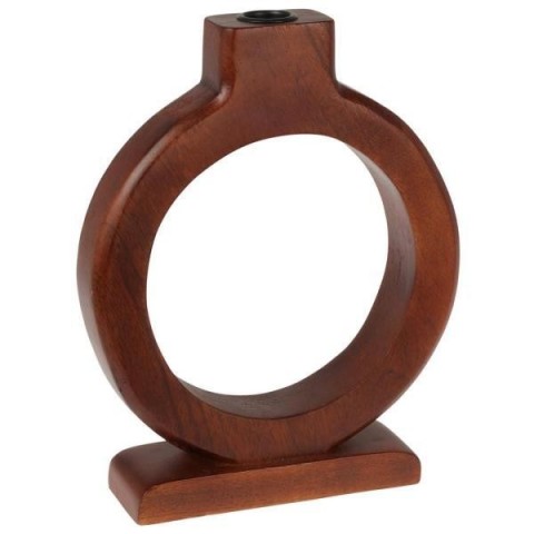 CANDELIERE 19X25CM MANGO NOCE LEGNO